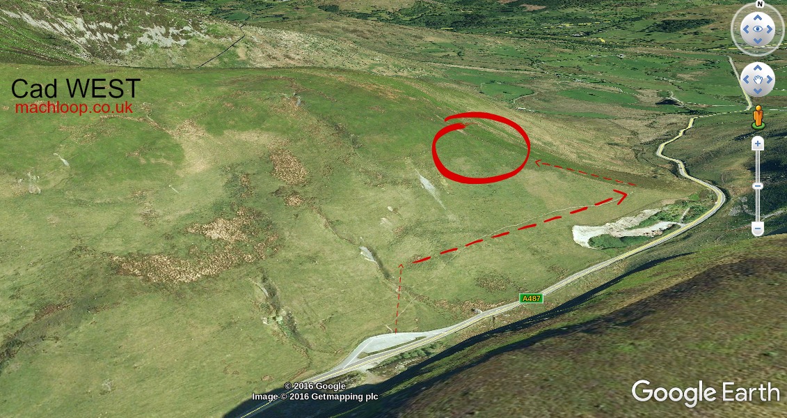 Level-pass view from Cad West of a military jet at eye level in the Mach Loop