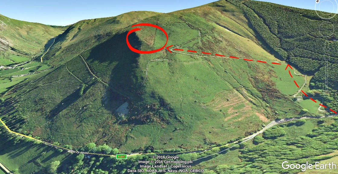 View from Corris Corner